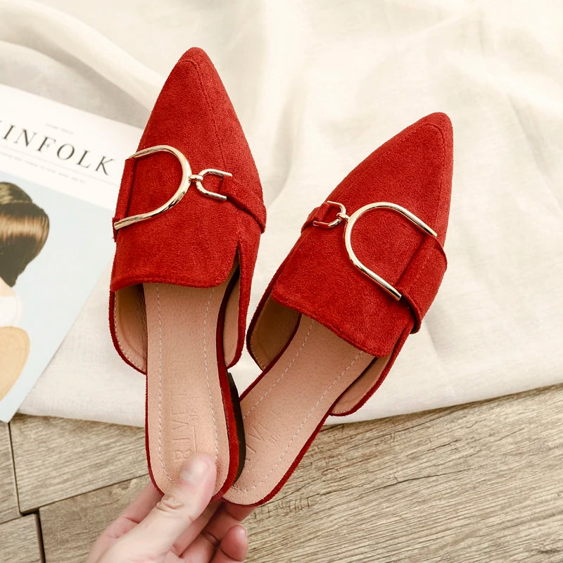 Flat Shoes Women Spring/autumn Chaussures Plates Outdoor Mules Shoes Zapatos Planos De Mujer Casual Sapatilha Feminina Moccasins