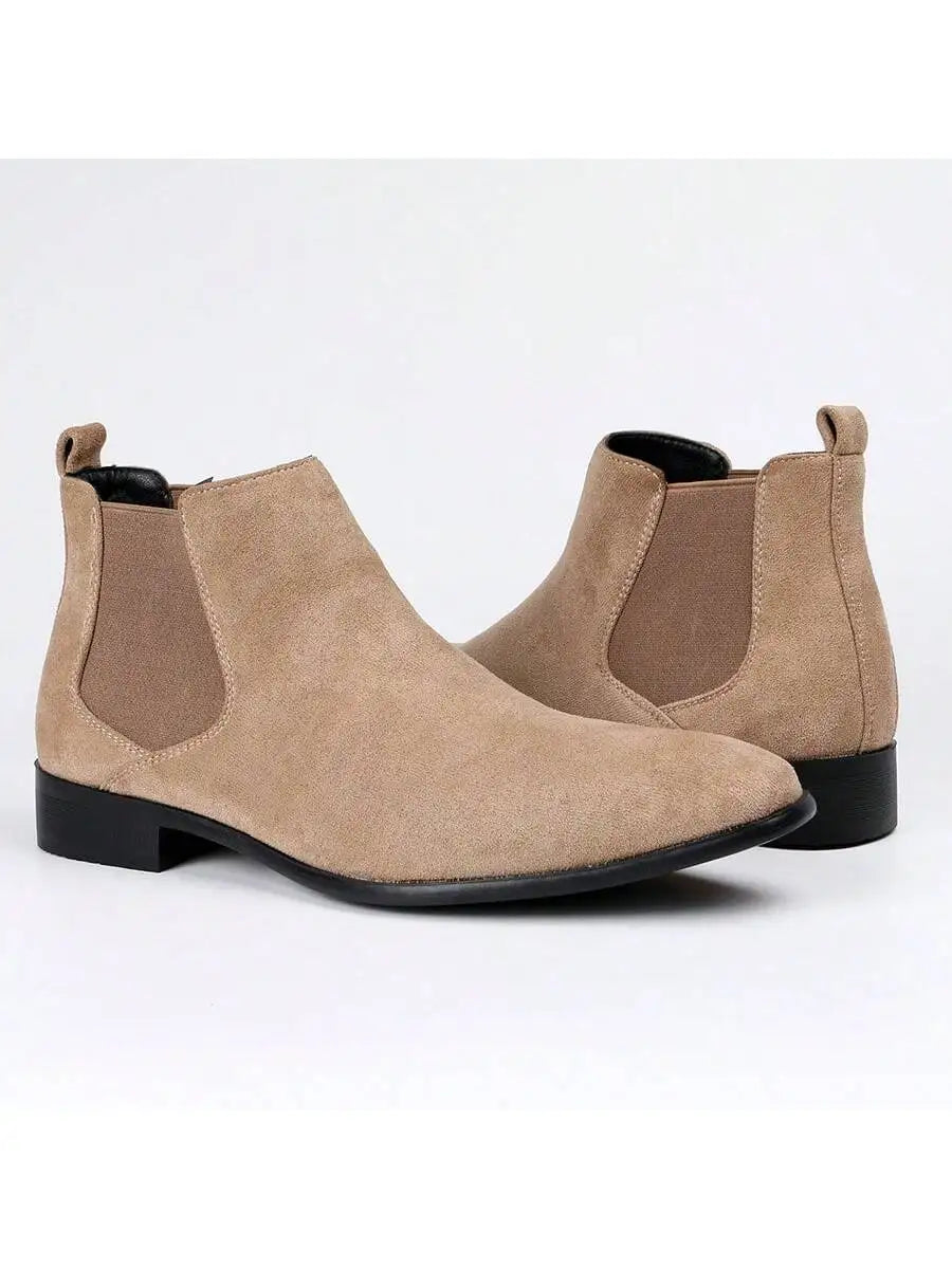 Men's Classic Double Elastic Chelsea Boots