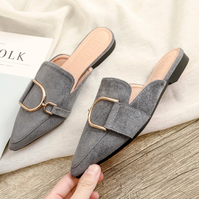 Flat Shoes Women Spring/autumn Chaussures Plates Outdoor Mules Shoes Zapatos Planos De Mujer Casual Sapatilha Feminina Moccasins