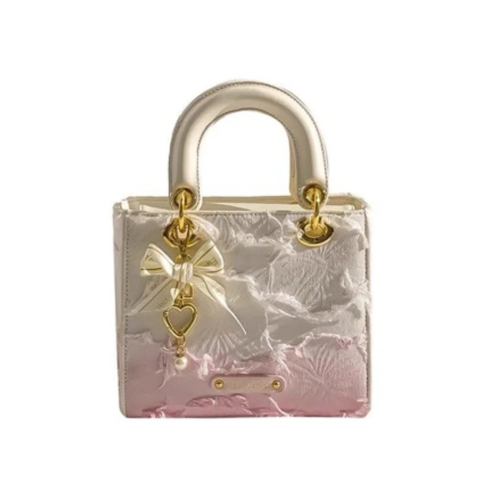 Sac À Main Élégant Pour Femme En Similicuir Bandoulière Avec Fermoir Doré Nouveau Design 2026 Pour Soirées Sac À L'épaule De