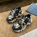 Women's Chunky Platform Vulcanize Shoes Autumn New Fashion Casual Running Shoe for Woman Sneakers Lace-up Sports Casual Shoes