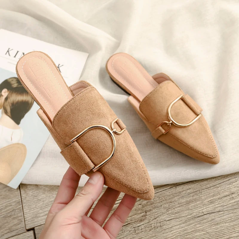 Flat Shoes Women Spring/autumn Chaussures Plates Outdoor Mules Shoes Zapatos Planos De Mujer Casual Sapatilha Feminina Moccasins