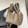 High-value daily multifunctional handbag autumn and winter retro fashion trend simple solid color crossbody bag