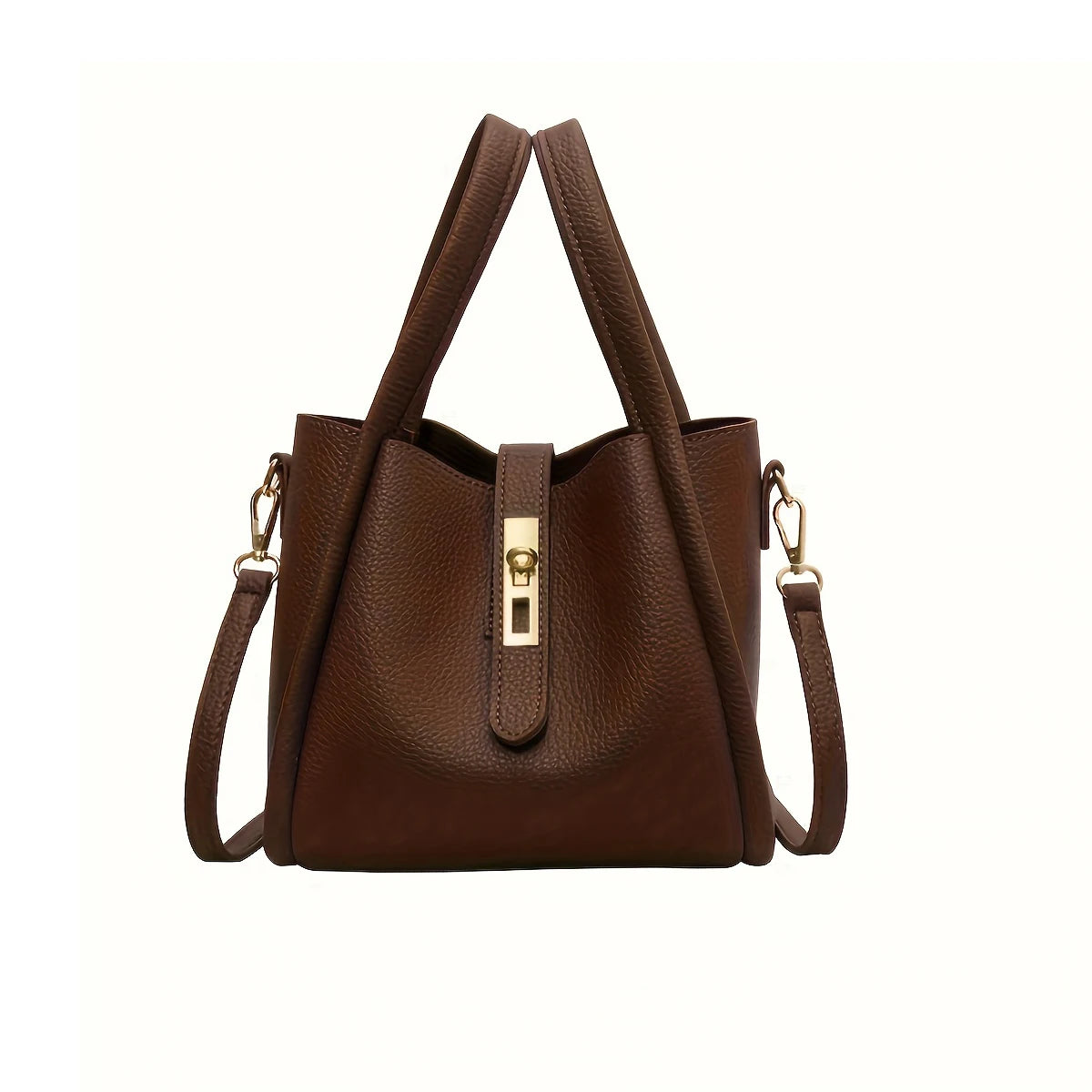 High-value daily multifunctional handbag autumn and winter retro fashion trend simple solid color crossbody bag